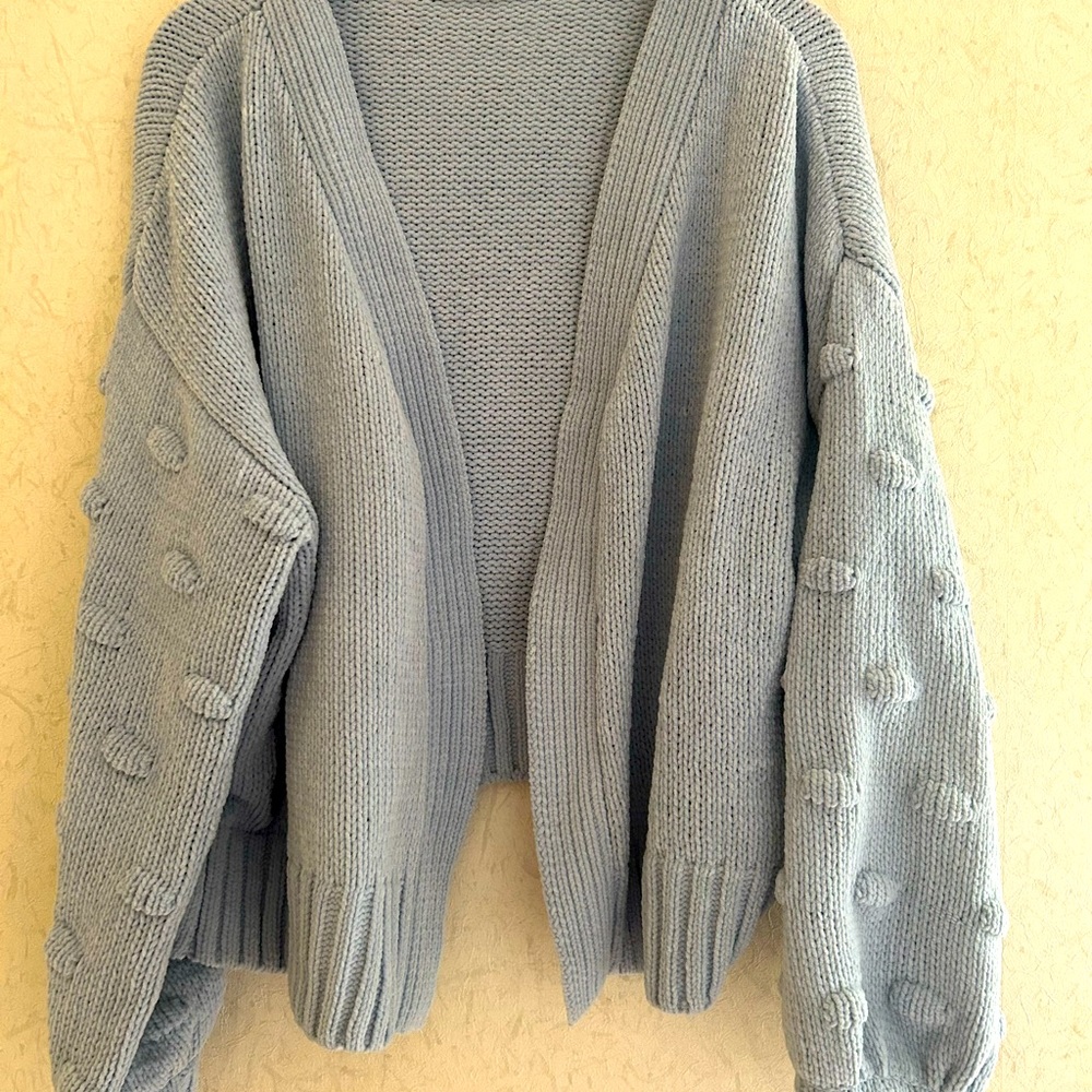 Pretty Light Blue Sweater - Picture 2 of 7